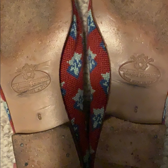 Stubbs and Wootton Needlepoint Slippers - Picture 5 of 6